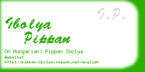 ibolya pippan business card